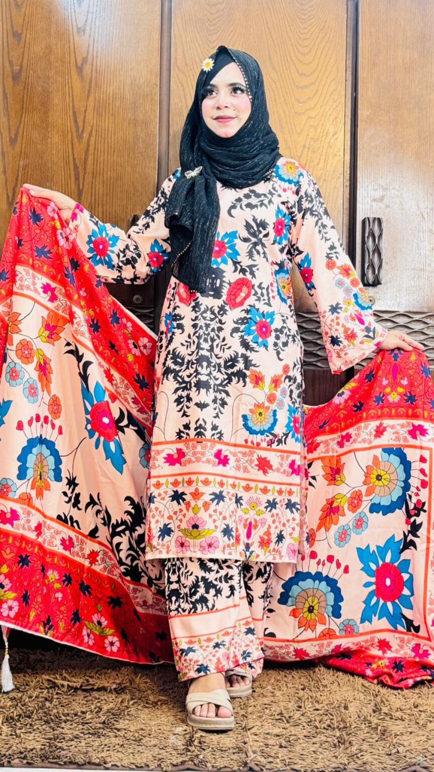 Dubai Soft Silk Three Pieces - Image 6