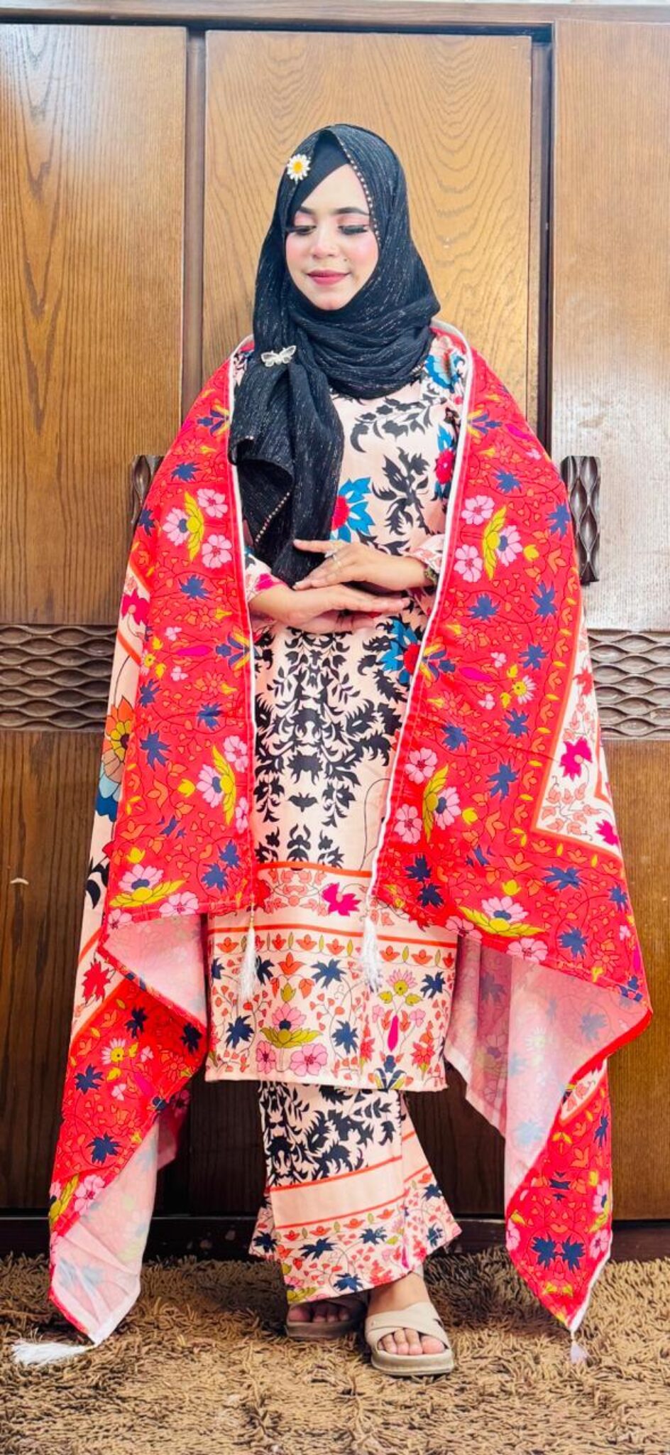 Dubai Soft Silk Three Pieces - Image 10