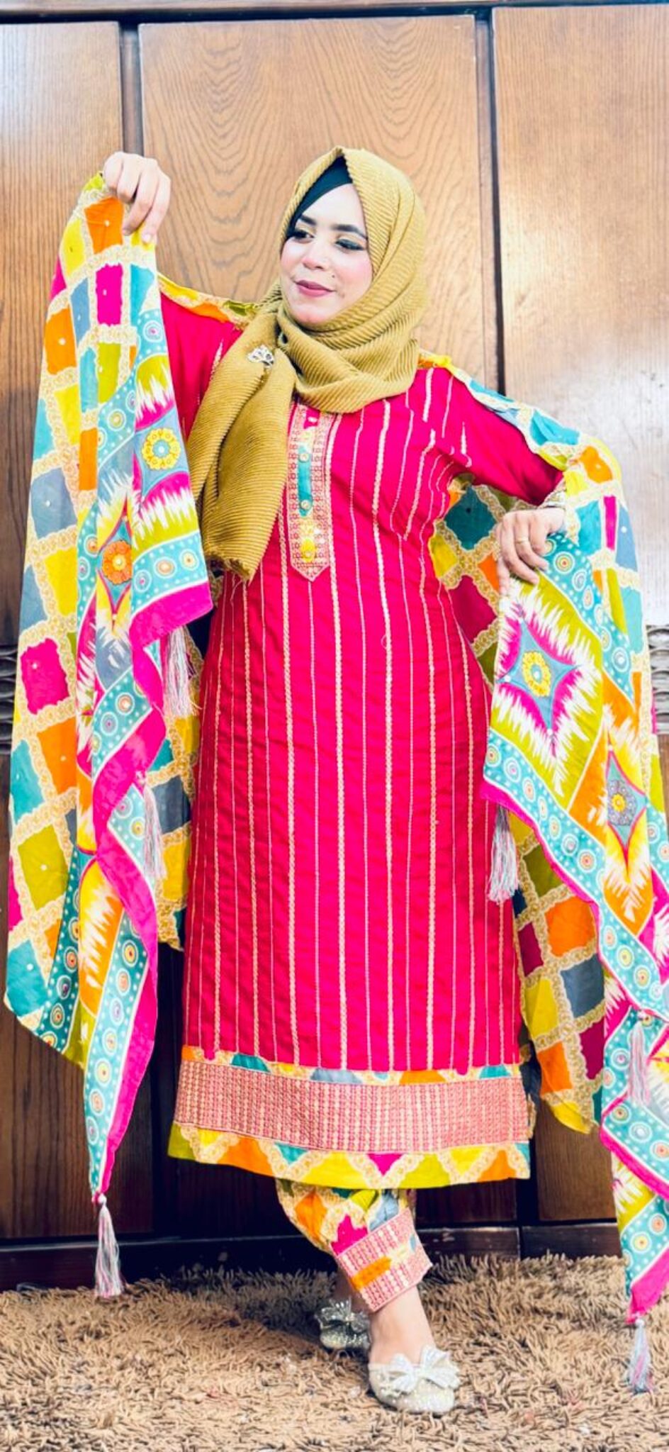 Delhi Boutique Ready Three Pieces - Image 7
