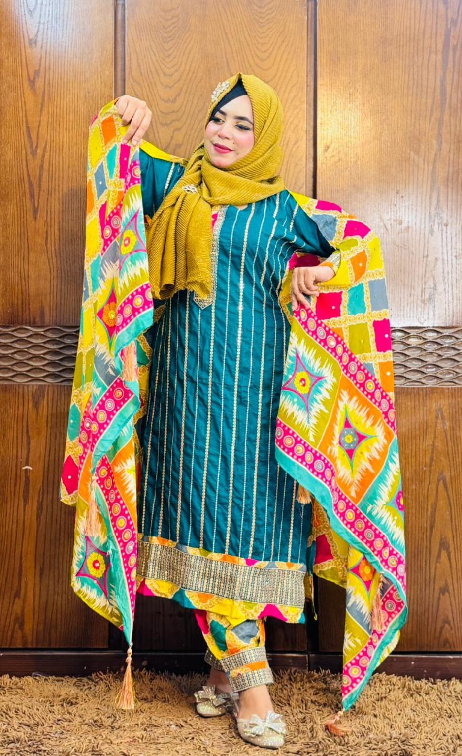 Delhi Boutique Ready Three Pieces - Image 9